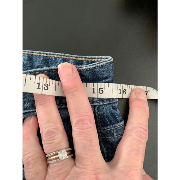 Eddie Bower High Rise Straight Leg Medium Wash Classic Fit Jeans 6 - Picture 5 of 10